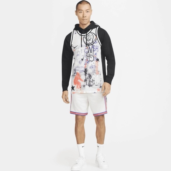 Nike Men’s Basketball Jersey LightBone/Black Size 2XL - Picture 2 of 5